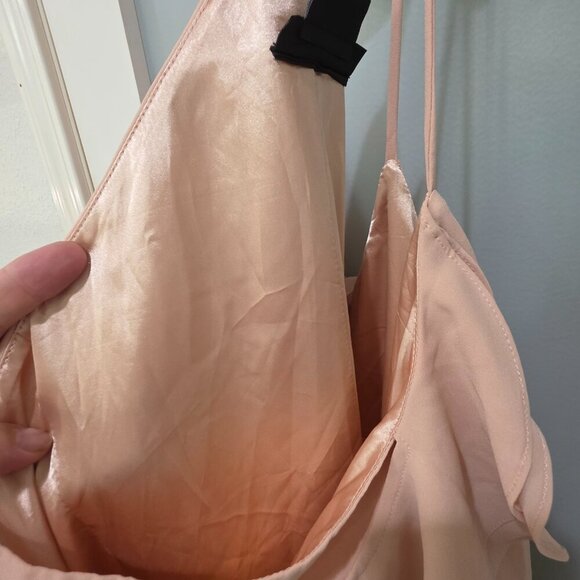 City Chic Pink Wrap Maxi Dress 18 | Cold Shoulder Strappy Formal Gown - Picture 14 of 16